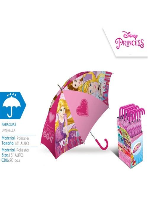 Parapluie Disney Princesses - Rose - 46 cm - Kiabi