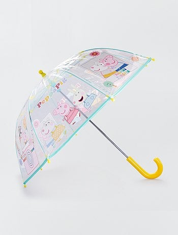 Parapluie en plastique transparent 'Peppa Pig'