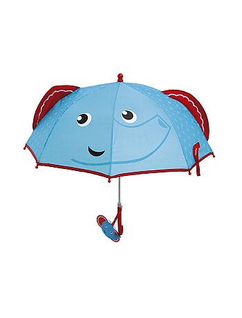 Parapluie en polyester -Fisher-Price éléphant bleu en 3D