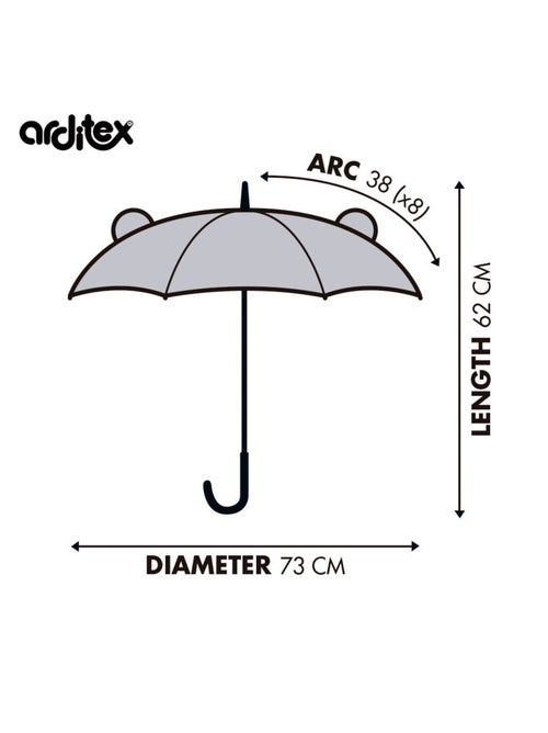 Parapluie en polyester -Fisher-Price hippopotame violet en 3D - Kiabi