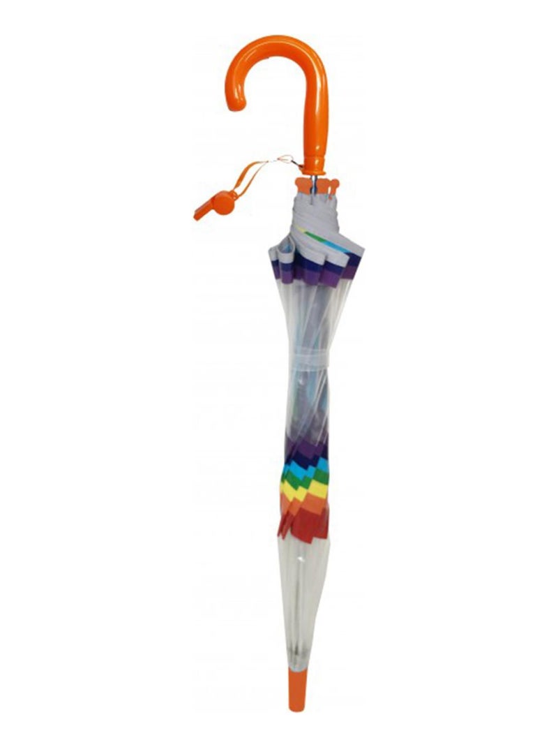 Parapluie enfant transparent, Arc en ciel SMATI Multicolore - Kiabi