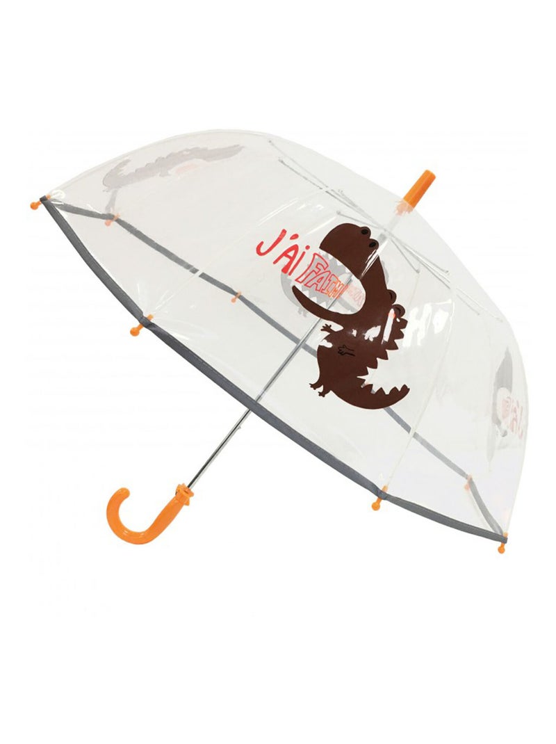 Parapluie enfant transparent, Dinosaure SMATI Marron - Kiabi