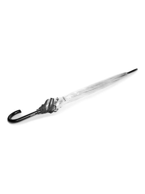 Parapluie forme cloche transparent, solide, ouverture manuelle mixte adulte Isotoner - Kiabi