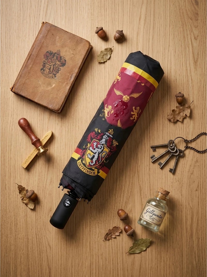 Parapluie gryffondor change de couleur sous la pluie harry potter Noir - Kiabi