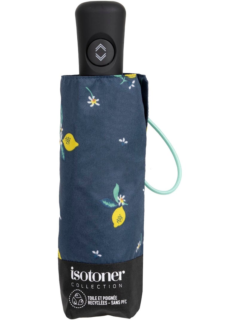 Parapluie large couverture 98cm, ouverture/ fermeture auto, technologie xtra-sec, femme Isotoner Bleu Jaune - Kiabi