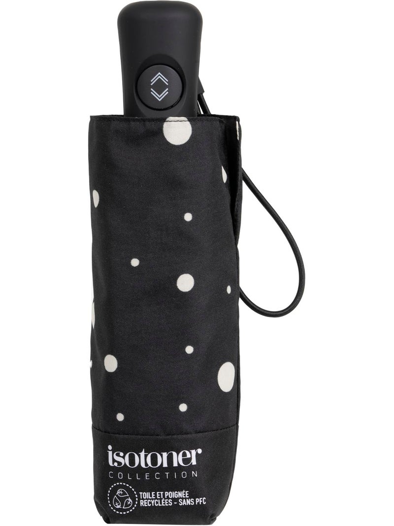 Parapluie large couverture 98cm, ouverture/ fermeture auto, technologie xtra-sec, femme Isotoner Noir Jaune - Kiabi
