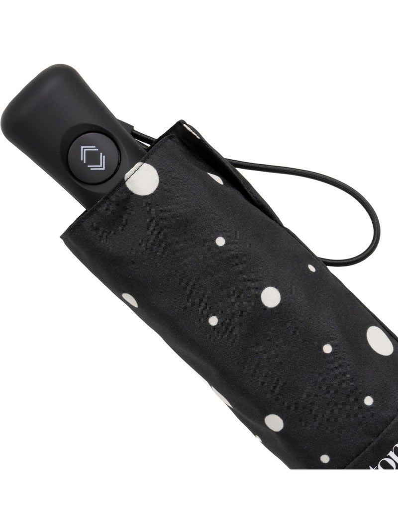 Parapluie large couverture 98cm, ouverture/ fermeture auto, technologie xtra-sec, femme Isotoner Noir Jaune - Kiabi