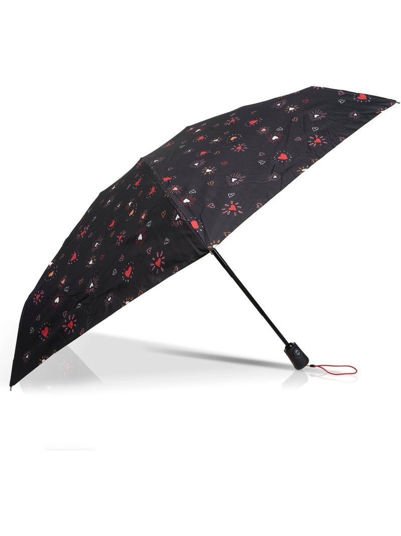 Parapluie large couverture 98cm, ouverture/ fermeture auto, technologie xtra-sec, femme Isotoner Rouge - Kiabi