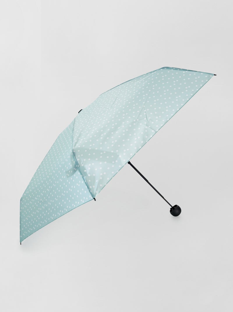 Parapluie mini vert d'eau - Kiabi