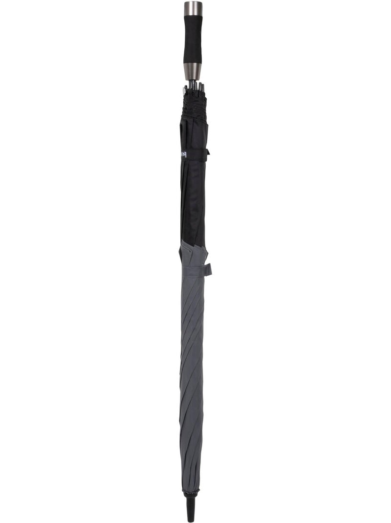 Parapluie  mixte adulte isotoner Noir Gris - Kiabi