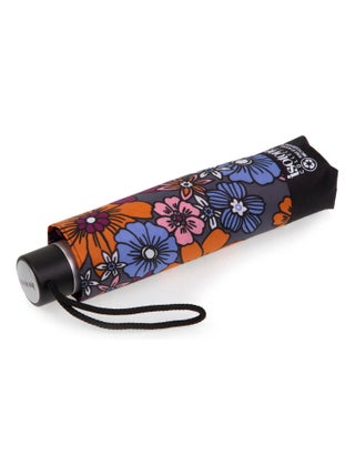 Parapluie petit prix fleurs seventies Isotoner