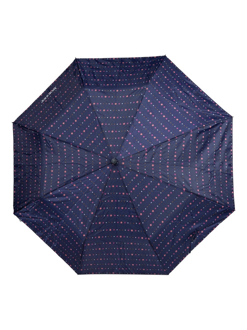 Parapluie petit prix, ouverture manuelle 24 cm mixte adulte isotoner Bleu Orange - Kiabi