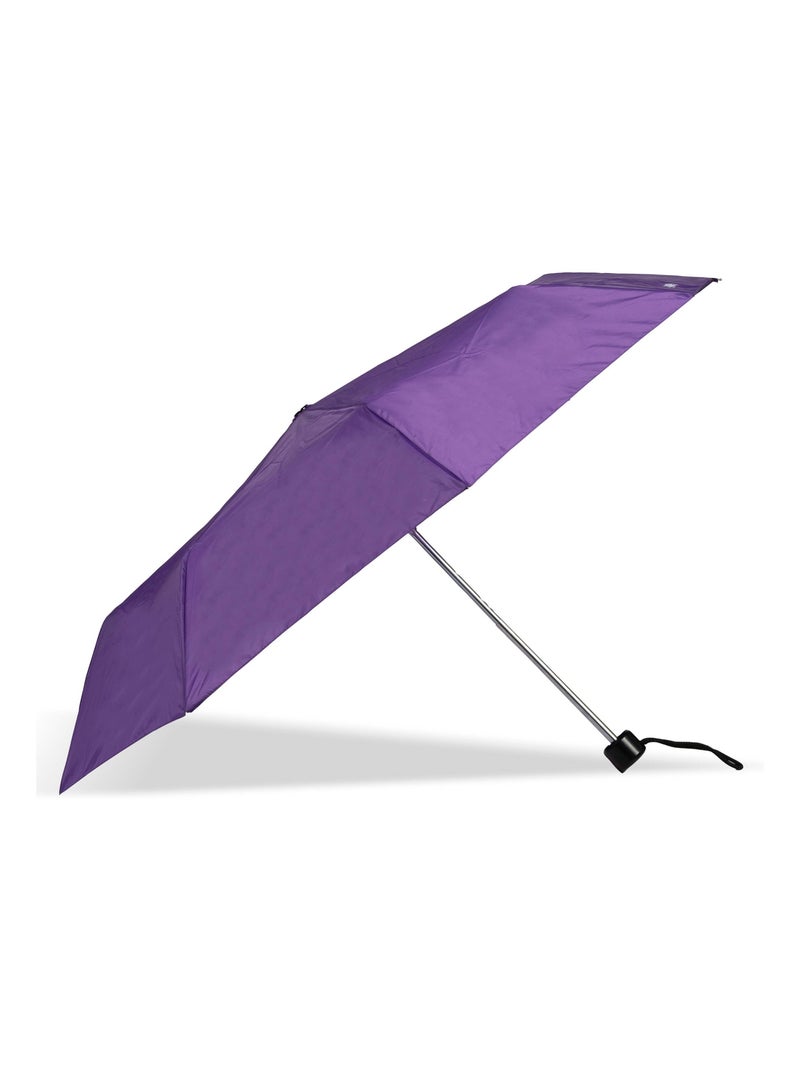 Parapluie petit prix, ouverture manuelle 24 cm mixte adulte isotoner Violet foncé - Kiabi