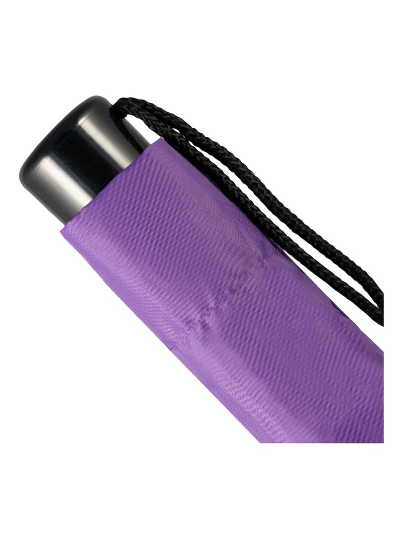 Parapluie petit prix, ouverture manuelle 24 cm mixte adulte isotoner Violet foncé - Kiabi