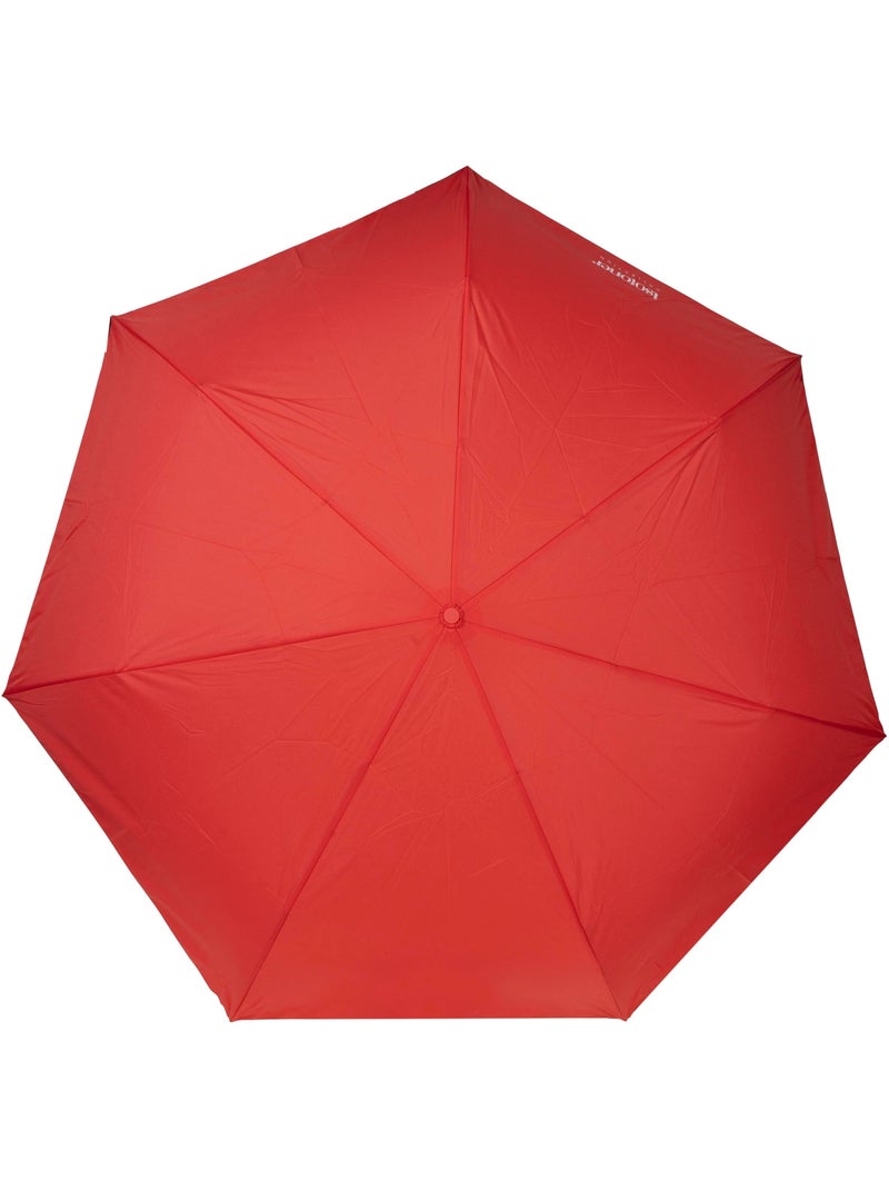Parapluie petit prix, solide et ultra déperlant femme Isotoner Orange corail - Kiabi