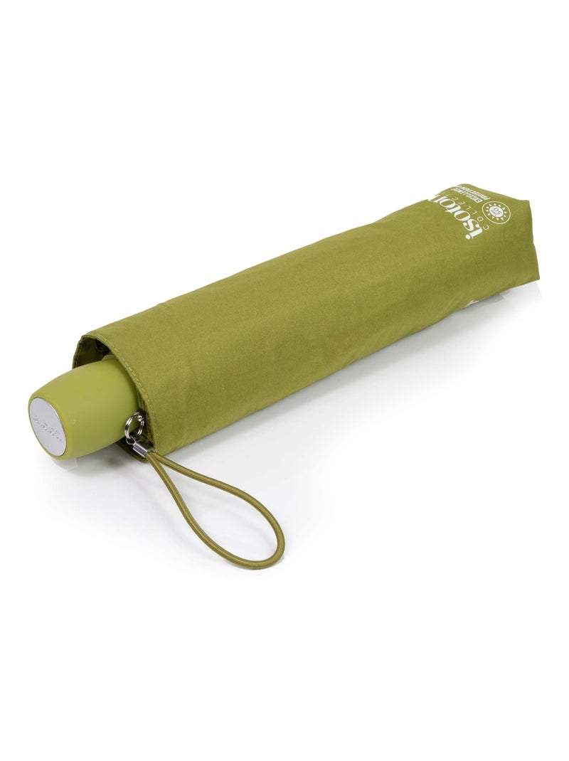 Parapluie petit prix, solide et ultra déperlant femme Isotoner Vert foncé - Kiabi