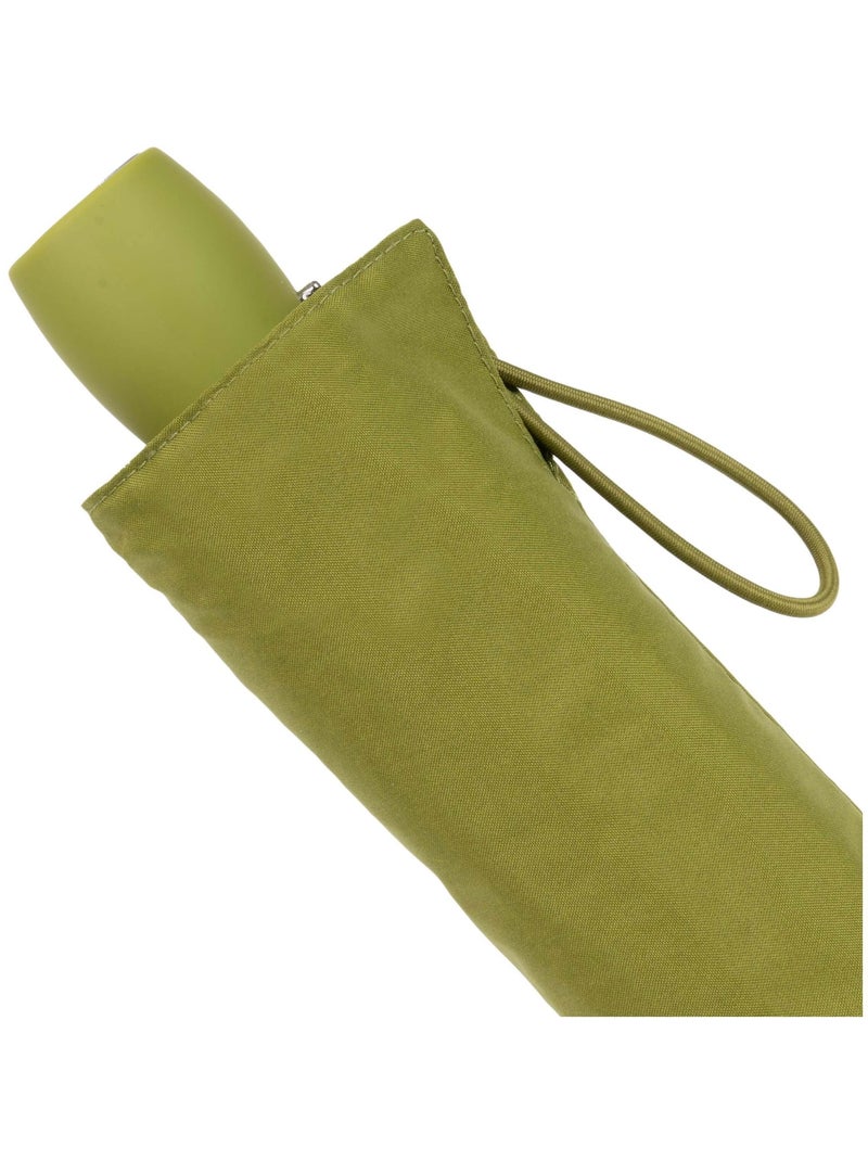 Parapluie petit prix, solide et ultra déperlant femme Isotoner Vert foncé - Kiabi