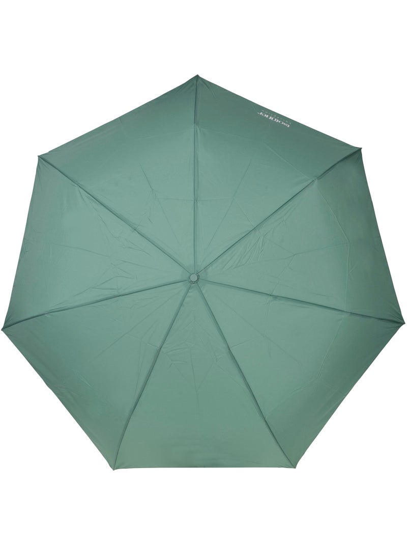 Parapluie petit prix, solide et ultra déperlant femme isotoner Vert pastel - Kiabi