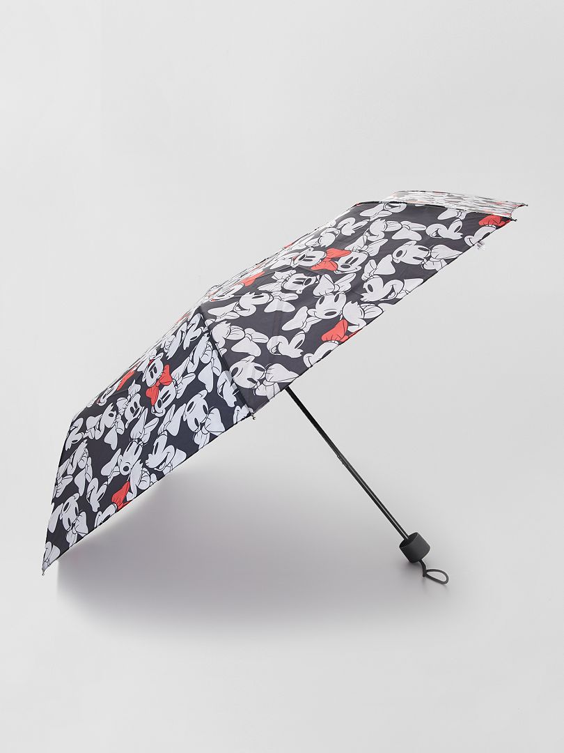 Parapluie pliable imprimé 'Mickey' noir - Kiabi