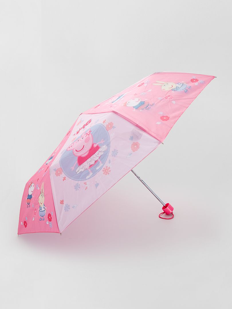 Parapluie pliable 'Peppa Pig' rose - Kiabi