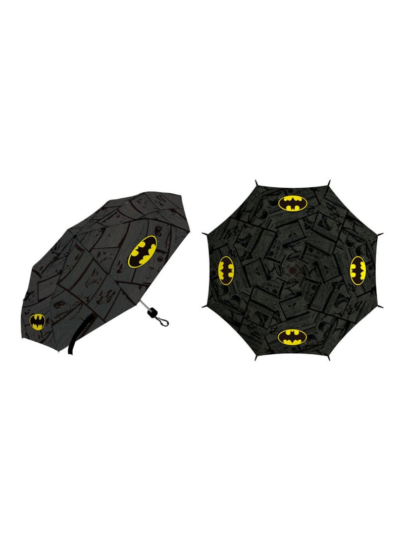 Parapluie Pliant - BATMAN, 8 Panneaux, Diamètre 96 cm Noir Noir - Kiabi