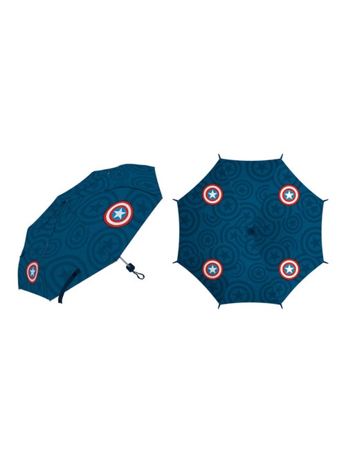 Parapluie Pliant - Captain Marvel, 8 Panneaux, Diamètre 96 cm - Kiabi Parapluie Pliant - Captain Marvel, 8 Panneaux, Diamètre 96 cm - Kiabi