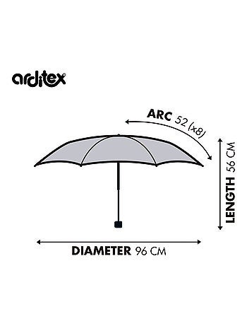 Parapluie Pliant - FC Barcelone - 96x56 cm