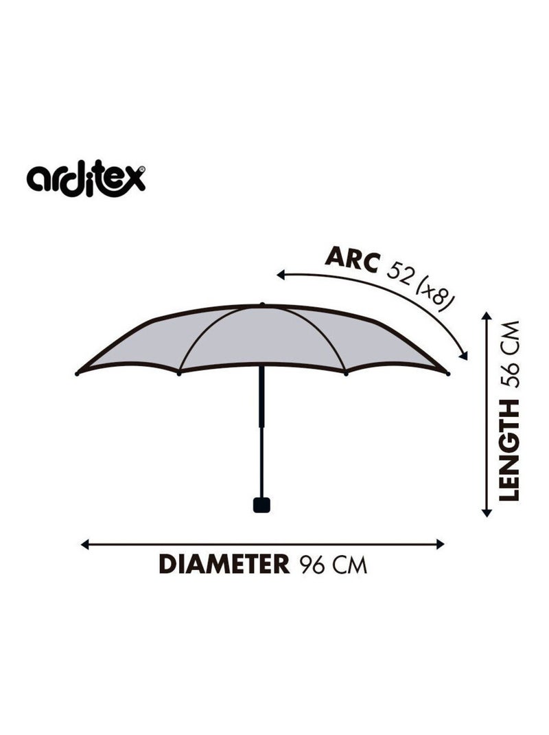 Parapluie Pliant - MARVEL, 8 Panneaux, Diamètre 96 cm Noir Noir - Kiabi