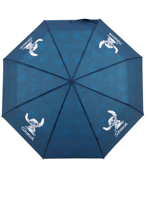 Parapluie Pliant - STITCH, 8 Panneaux, Diamètre 96 cm - Kiabi