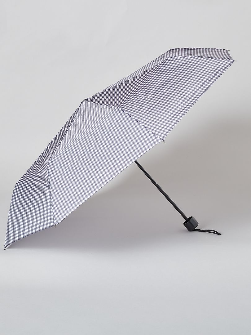 Parapluie pliant bleu marine noir - Kiabi