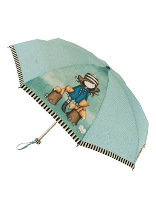 Parapluie pliant manuel vert 95 cm