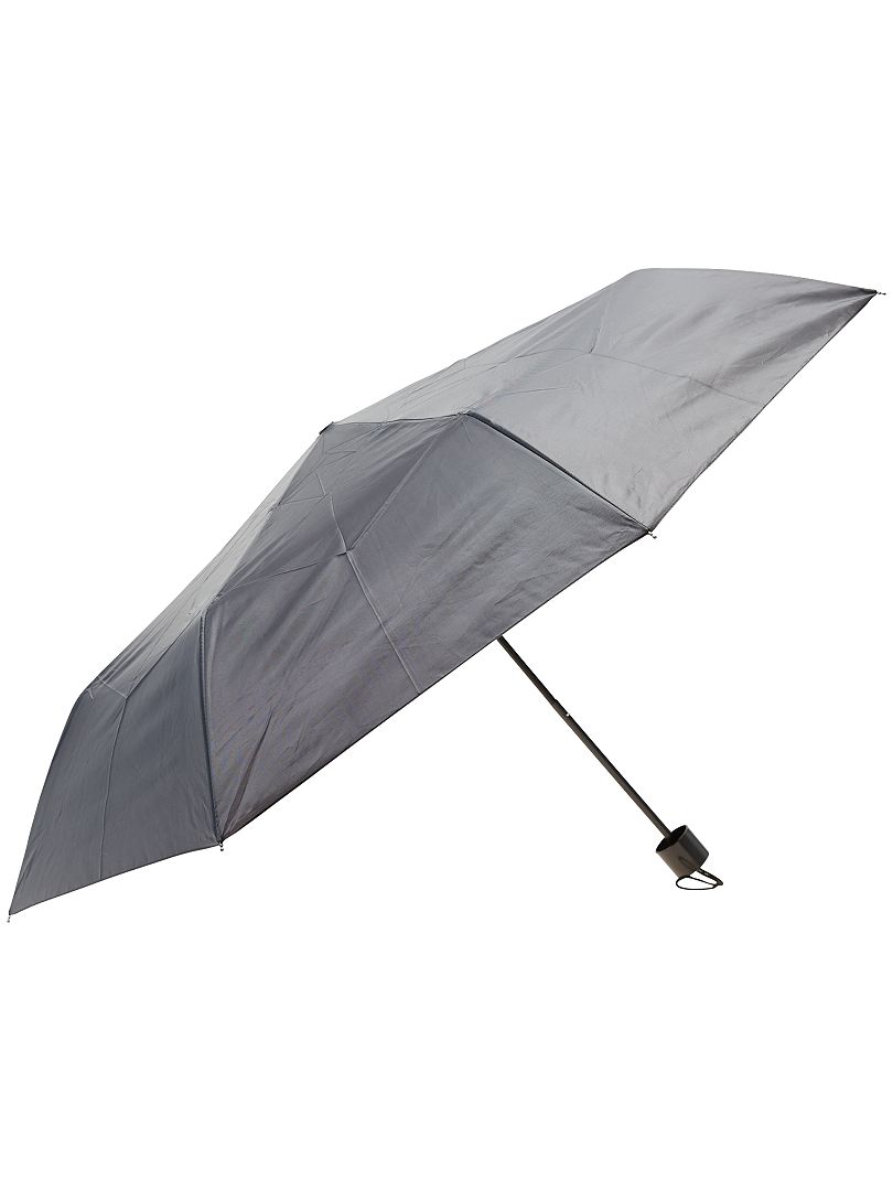Parapluie pliant noir noir - Kiabi