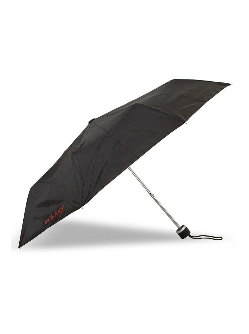Parapluie poignée crook, solide, ultra déperlant, à ouverture automatique femme Isotoner Noir - Kiabi
