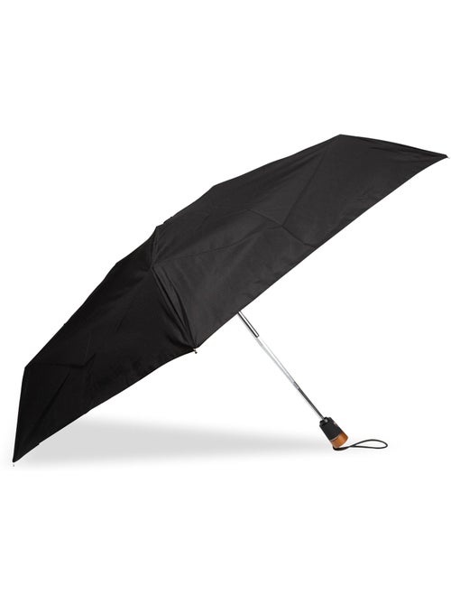 Parapluie poignée travaillée en bois chic xtra solide et déperlant homme isotoner - Kiabi Parapluie poignée travaillée en bois chic xtra solide et déperlant homme isotoner - Kiabi