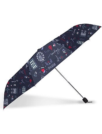 Parapluie protection soleil antiuv upf50+, petit prix, solide et déperlant femme isotoner