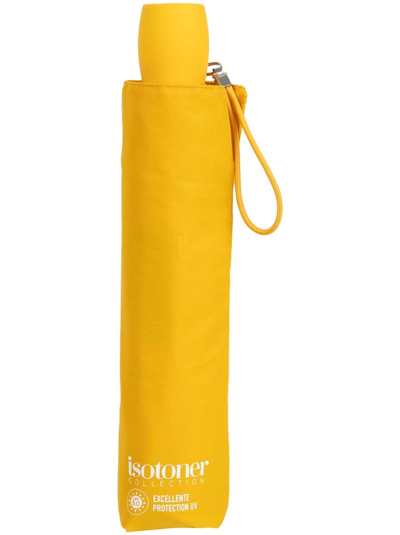 Parapluie protection soleil antiuv upf50+, petit prix, solide et déperlant femme isotoner Jaune - Kiabi