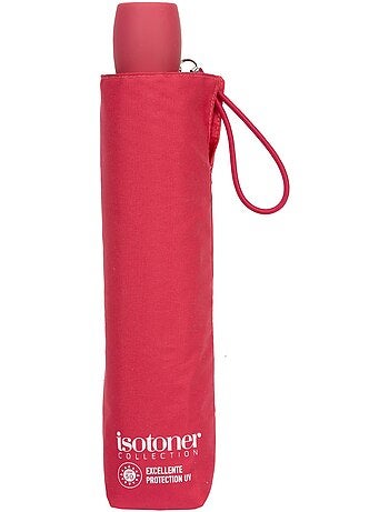 Parapluie protection soleil antiuv upf50+, petit prix, solide et déperlant femme isotoner