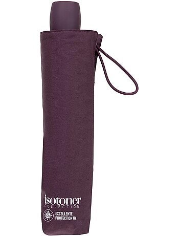 Parapluie protection soleil antiuv upf50+, petit prix, solide et déperlant femme isotoner