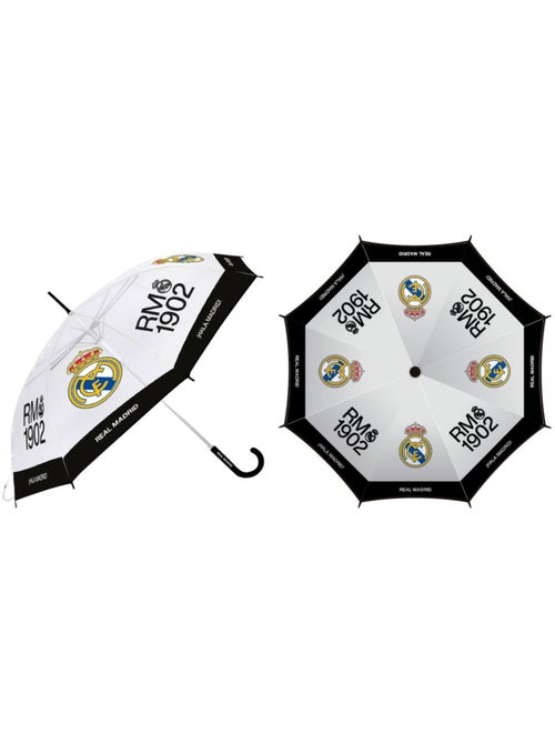 Parapluie Real Madrid CF en Noir & Blanc - Kiabi Parapluie Real Madrid CF en Noir & Blanc - Kiabi