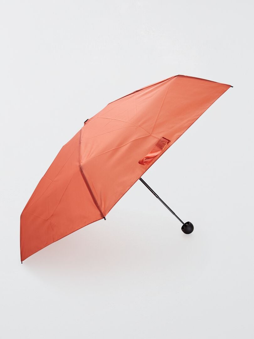 Parapluie rétractable mini Orange - Kiabi