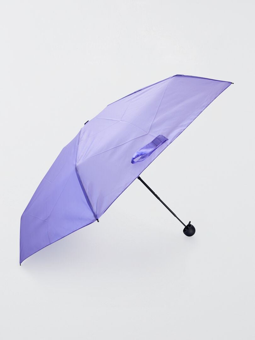 Parapluie rétractable mini Violet - Kiabi