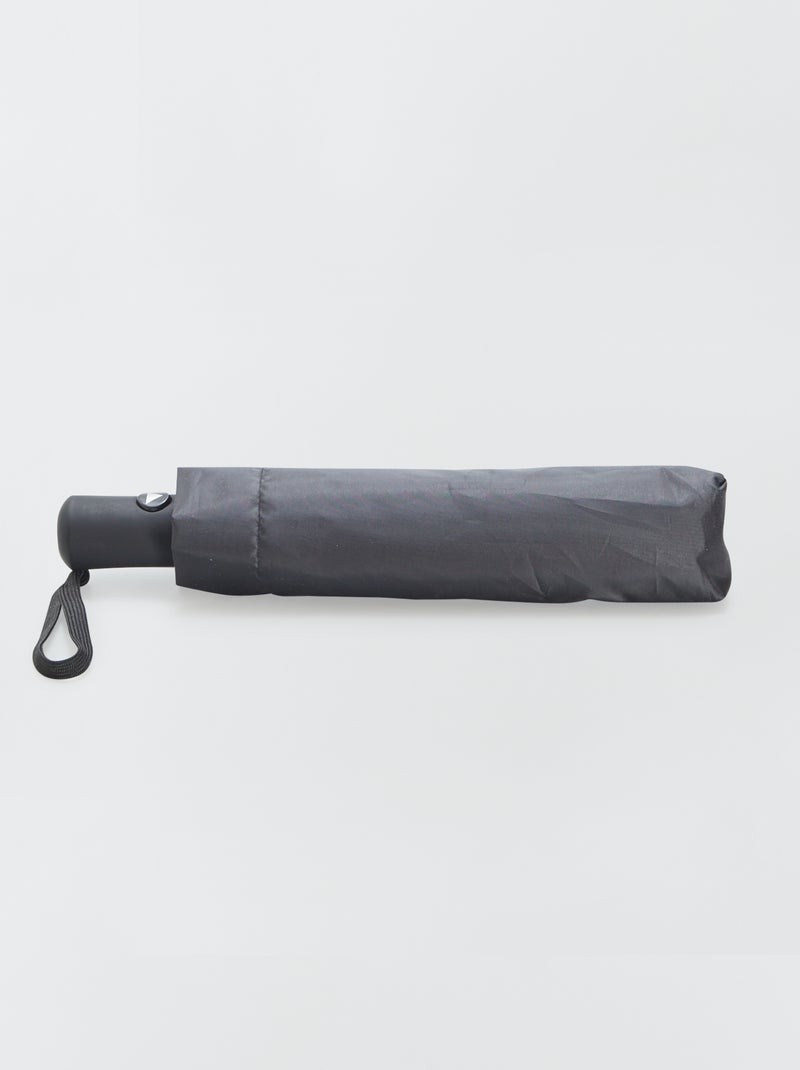 Parapluie rétractacle avec housse Noir - Kiabi