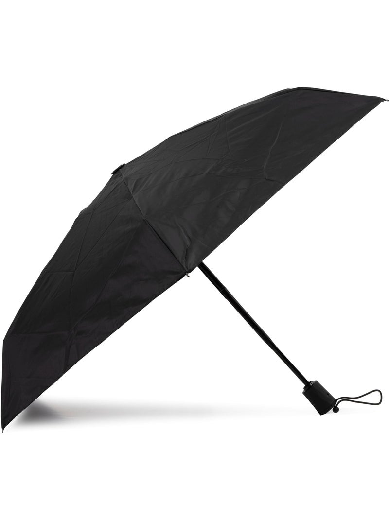 Parapluie solide de 19cm plié, déperlant, ouverture automatique mixte adulte isotoner Noir - Kiabi