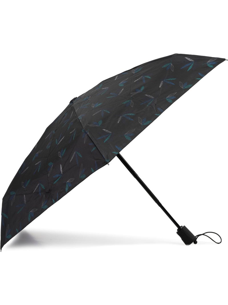 Parapluie solide de 19cm plié, déperlant, ouverture automatique mixte adulte isotoner Noir Vert Bleu - Kiabi