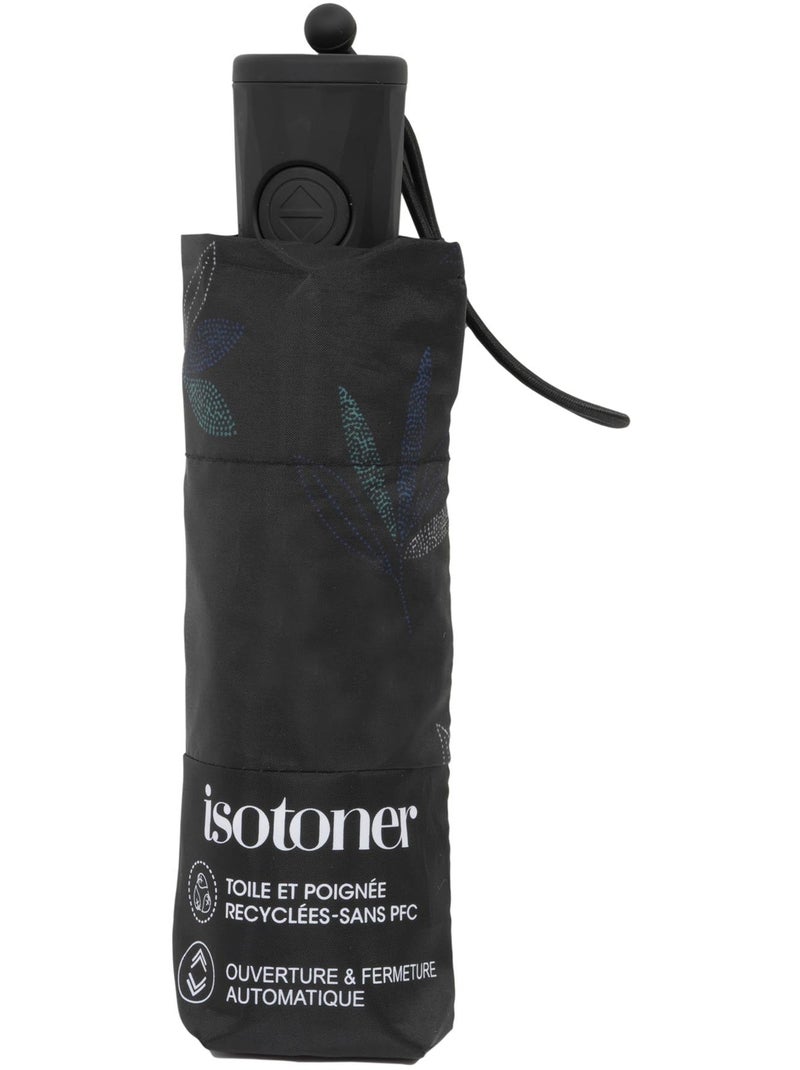 Parapluie solide de 19cm plié, déperlant, ouverture automatique mixte adulte isotoner Noir Vert Bleu - Kiabi