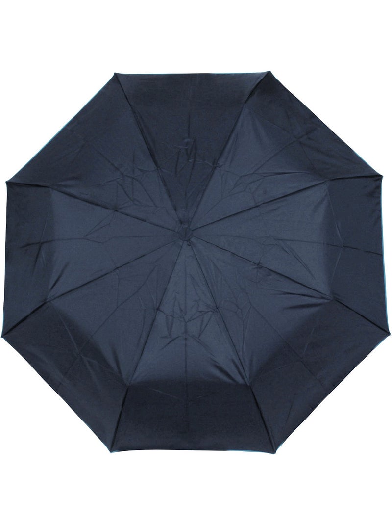 Parapluie solide, déperlant, 23cm plié à ouverture/ fermeture manuelle femme isotoner Bleu marine - Kiabi