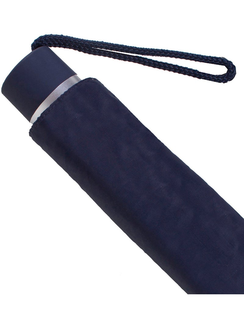 Parapluie solide, déperlant, 23cm plié à ouverture/ fermeture manuelle femme isotoner Bleu marine - Kiabi