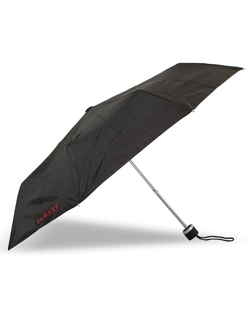 Parapluie solide, déperlant, 23cm plié à ouverture/ fermeture manuelle femme isotoner Noir - Kiabi