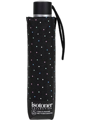 Parapluie solide, déperlant, 23cm plié à ouverture/ fermeture manuelle femme isotoner