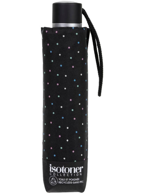 Parapluie solide, déperlant, 23cm plié à ouverture/ fermeture manuelle femme isotoner - Kiabi